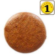 Lebkuchen Rohling Kreis 11 cm mit Gestaltungsbeispiel