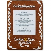 Lebkuchen Menükarte Sophia