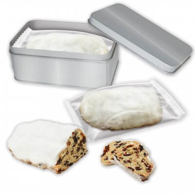 Weihnachtsstollen 200g in Geschenkdose - versch. Geschmackssorten wählbar