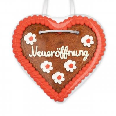 Neueröffnung - Gingerbread Heart 12cm