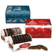 Oblaten-Lebkuchen im Frohe Weihnachten Karton, 200g