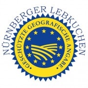 Protected Geographical Indication (PGI) seal for Nuremberg Lebkuchen