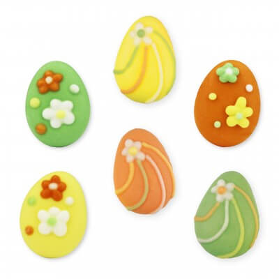 Easter egg candy decoration set, 96 pieces