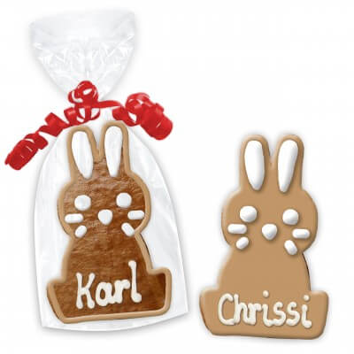 easter cookie place cards, sitting bunny 12cm