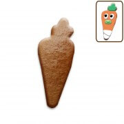 Easter cookie blank carrot, 12cm