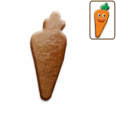 Easter gift to decorate yourself, blank carrot 16cm
