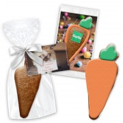 Easter gift carrots cookies 12cm incl. rack card