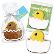 Easter cookie hatched chick, approx. 12cm - incl. rack card