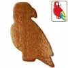 Gingerbread Blank - Parrot, 12 cm, with design example