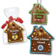 Gingerbread houses flat, customized 20cm