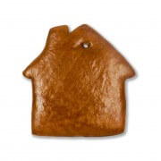 Gingerbread house blank, 15cm