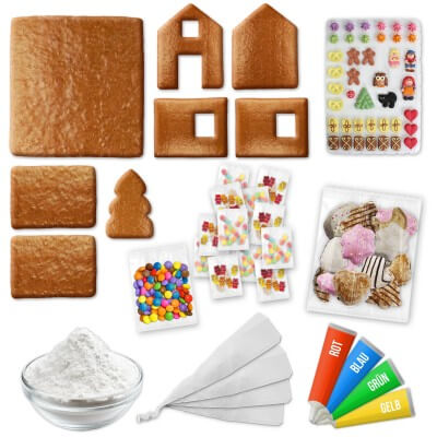 Pfefferkuchenhaus kit XL - complete set to make yourself