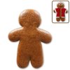 Gingerbread man blank, 20 cm, with design example