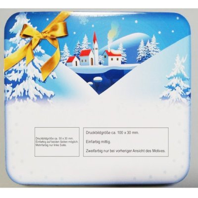 Geschenkdose Winterwald - mit Logo Branding individuell