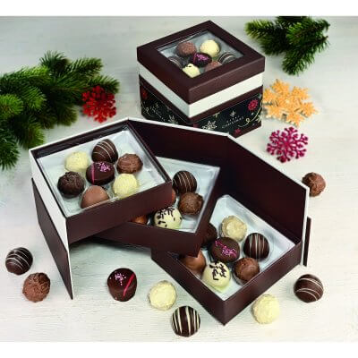Gourmet Trüffel Pralinen im Geschenkkarton