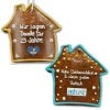 XXL Lebkuchen Knusperhaus flach, individuell 50cm