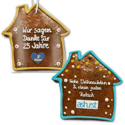 XXL Lebkuchen Knusperhaus flach, individuell 50cm