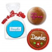 Lebkuchen Rund 8cm - optional mit Logo