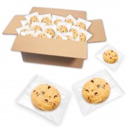Butter biscuits with chocolate chips, individually wrapped - approx. 130 pieces