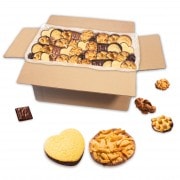 Schokolierte Buttergebäck Mischung (10 Sorten), Lose Ware - 2 Kg