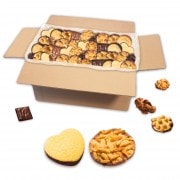 Chocolate shortbread mix (10 types), loose goods - 2 kg