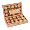 Schokoladen Mischung in Holzbox als Geschenk