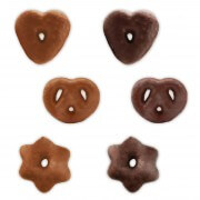 Overview of Shapes and Flavors Star Heart Pretzel