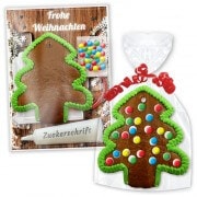 Crafting Set gingerbread tree with border - Christmas Edition