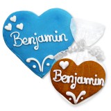 Gingerbread Heart Place Card Benjamin