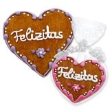 Gingerbread Heart Place Card Felizitas