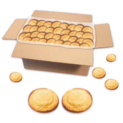 Coconut cookie with milk chocolate, loose goods - 2 kg
