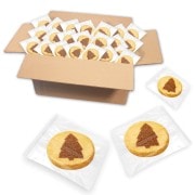 Christmas tree cookies, individually wrapped - approx. 175 pieces