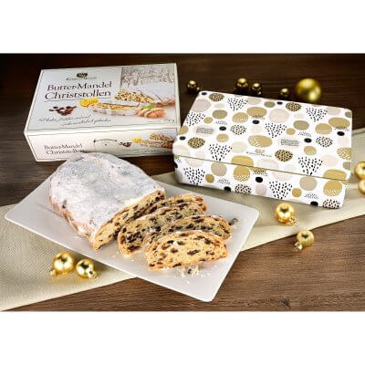 Butter - Mandel - Stollen in Präsent Dose - 750 g