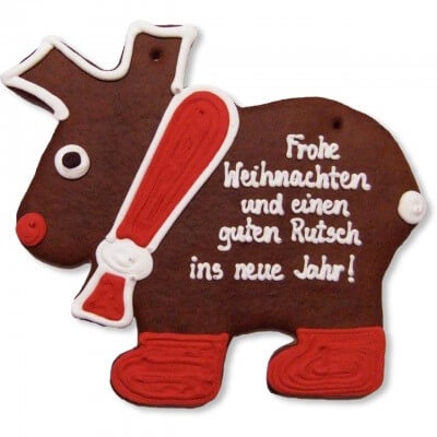 XXL Gingerbread Moose individual, 42cm