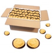 Chocolate shortbread biscuit with sprinkles, dark, loose goods - 2 kg