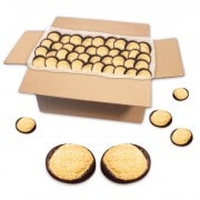 Coconut cookie with dark chocolate, loose goods - 2 kg