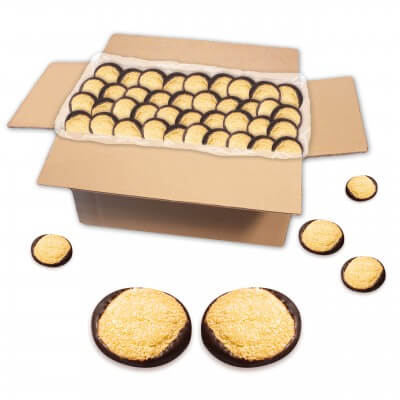 Coconut cookie with dark chocolate, loose goods - 2 kg