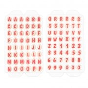 Sugar decor letters, 96 pieces