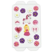 Cake decoration princess set, 18 pieces