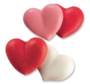 Sugar Decoration - Heart pair, 100 pieces