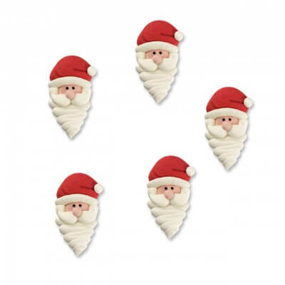 Sugar decoration set santa claus, 100-pieces