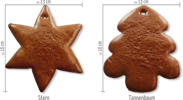 Lebkuchen Stern Tannenbaum