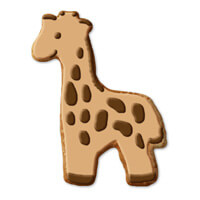 Example of a decorated giraffe