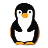 Example of a decorated penguin
