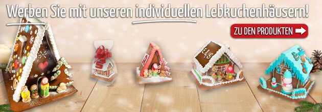 Individuelle Lebkuchenhäuser