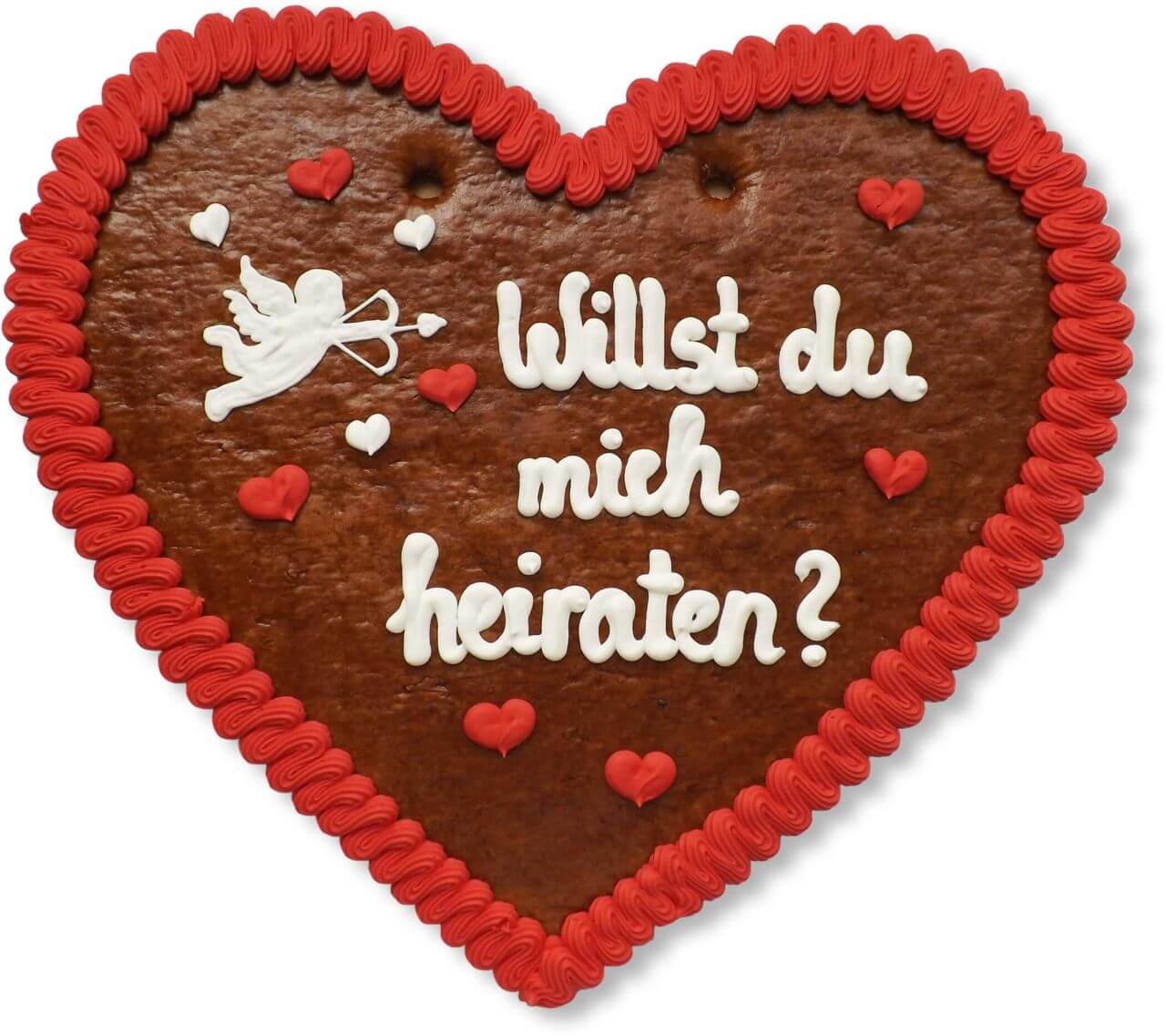 Lebkuchenherz Willst du mich heiraten? XXL Lebkuchenherz LebkuchenMarkt.de